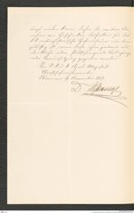 k.k. naturhistorisches Hofmuseum, Intendanzakten 1885-1896 (Hauer), Aktenzahl Z.421/1887, Seite 2